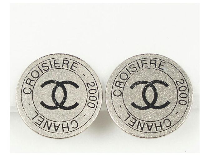 Chanel Coco Mark Ohrringe Silber - Ansicht 3