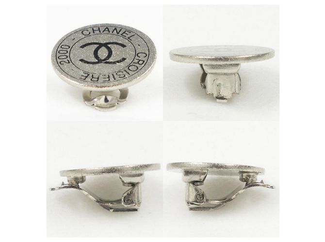 Chanel Coco Mark Ohrringe Silber - Ansicht 8
