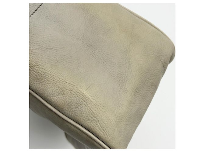 Borsa a tracolla in pelle Prada BN2245 in Grayish Grigio - vista 14