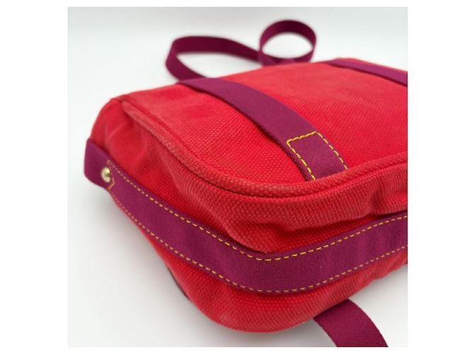 Borsa a tracolla Louis Vuitton Antigua Busas PM Canvas Rosso - vista 12