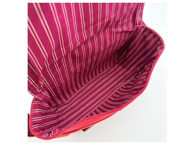 Borsa a tracolla Louis Vuitton Antigua Busas PM Canvas Rosso - vista 18