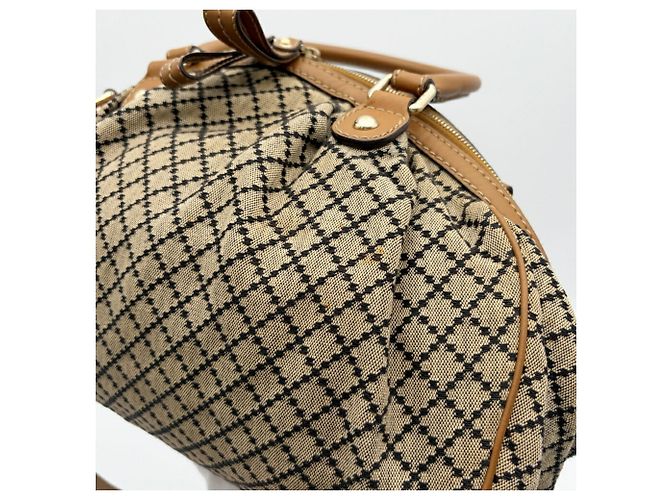 Borsa a tracolla Gucci Diamante Sukey da donna Marrone - vista 12