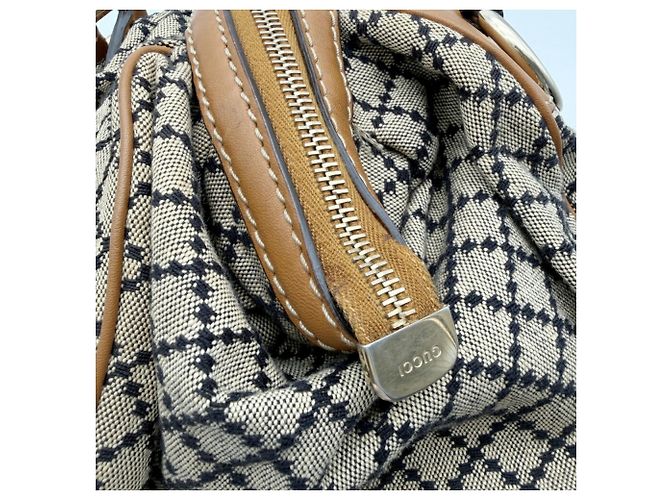 Borsa a tracolla Gucci Diamante Sukey da donna Marrone - vista 14