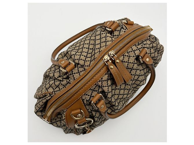 Borsa a tracolla Gucci Diamante Sukey da donna Marrone - vista 15