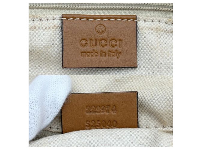 Borsa a tracolla Gucci Diamante Sukey da donna Marrone - vista 19