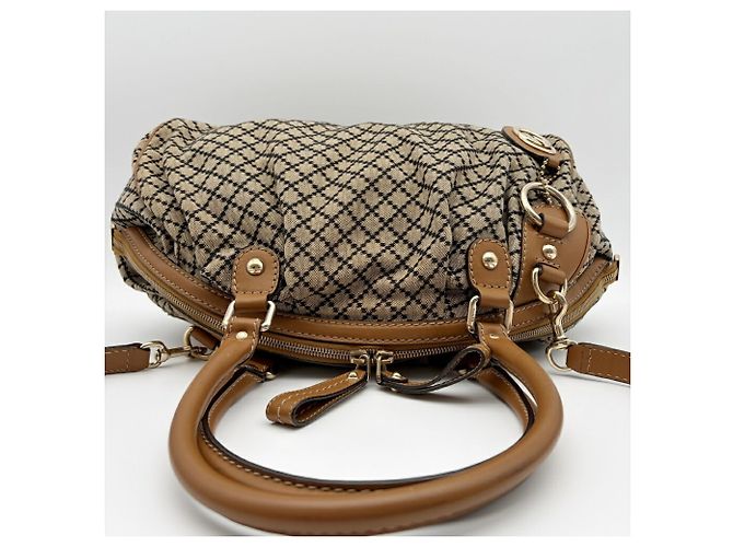 Borsa a tracolla Gucci Diamante Sukey da donna Marrone - vista 5
