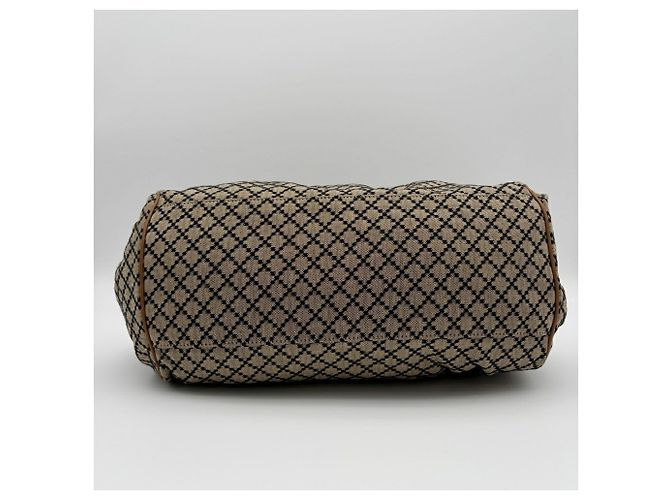 Borsa a tracolla Gucci Diamante Sukey da donna Marrone - vista 6