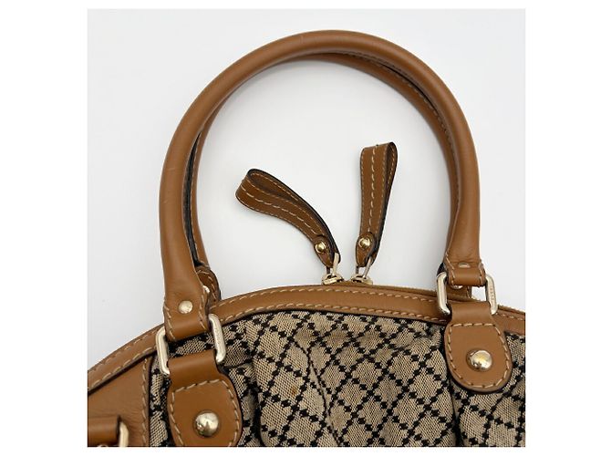 Borsa a tracolla Gucci Diamante Sukey da donna Marrone - vista 7