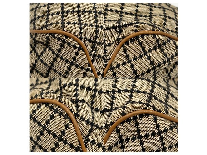 Borsa a tracolla Gucci Diamante Sukey da donna Marrone - vista 9