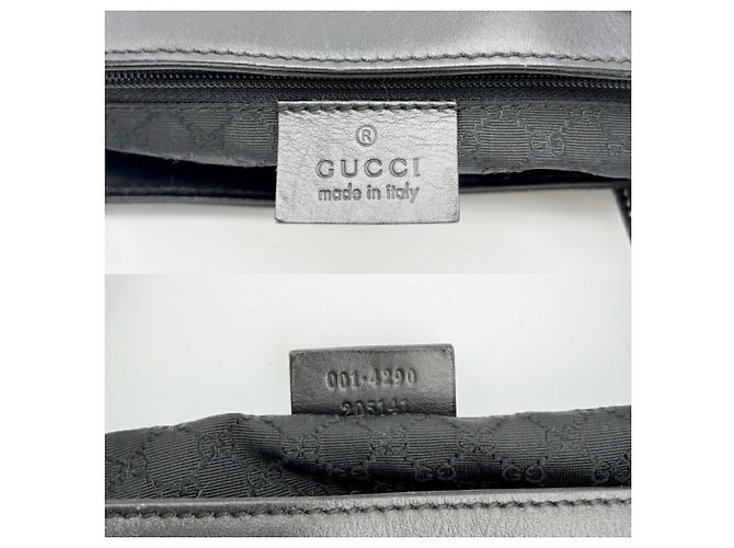 Borsa Tote in pelle nera da donna Gucci Nero - vista 19
