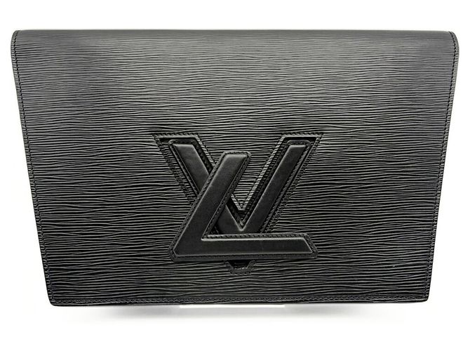 Borsa a Pochette Louis Vuitton Epi Trapeze Nero - vista 2