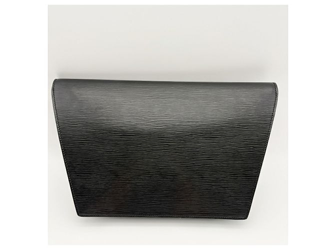 Borsa a Pochette Louis Vuitton Epi Trapeze Nero - vista 3