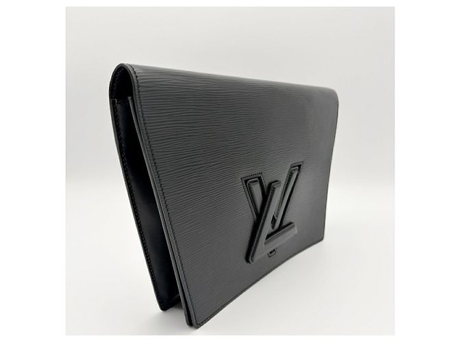 Borsa a Pochette Louis Vuitton Epi Trapeze Nero - vista 4