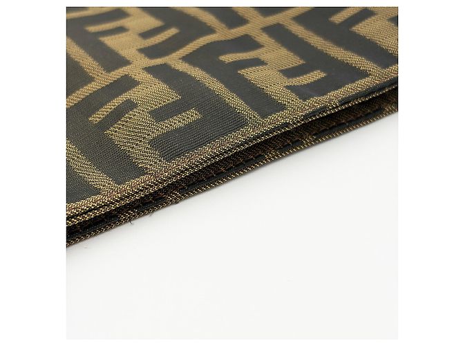 Borsa a tracolla Fendi Zucca Marrone scuro - vista 12