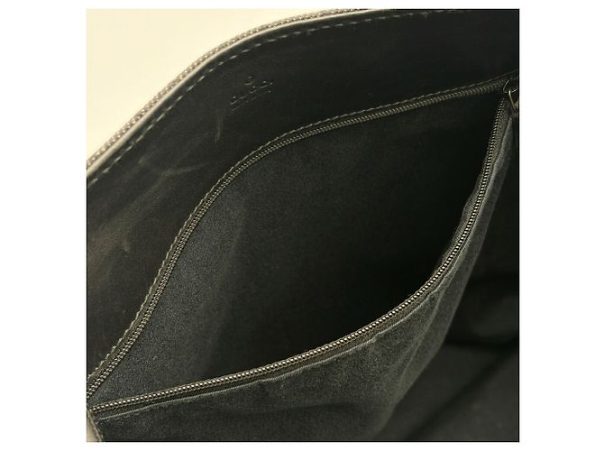 Borsa Tote a Spalla Gucci in Canvas GG Nero - vista 18