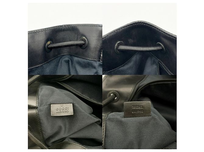 Borsa Tote a Spalla Gucci in Canvas GG Nero - vista 19