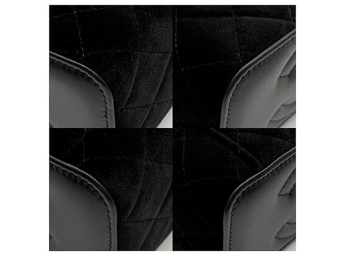 Borsa a tracolla Vanity in pelle nera matelassé Chanel Nero - vista 14