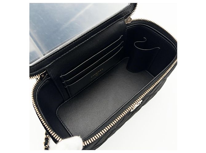 Borsa a tracolla Vanity in pelle nera matelassé Chanel Nero - vista 16