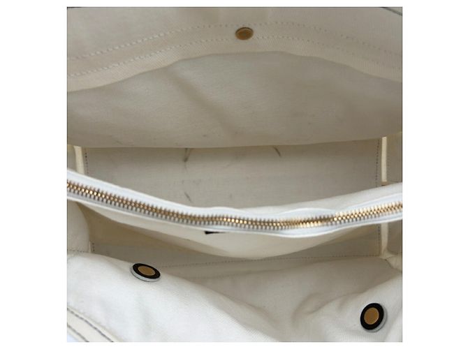 Borsa a mano Yves Saint Laurent Muse Nero Bianco - vista 16