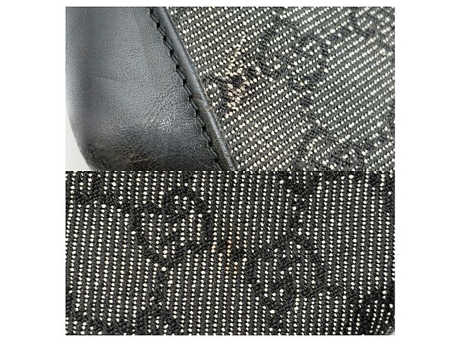 Borsa Tote Gucci in tela GG nera Nero - vista 12