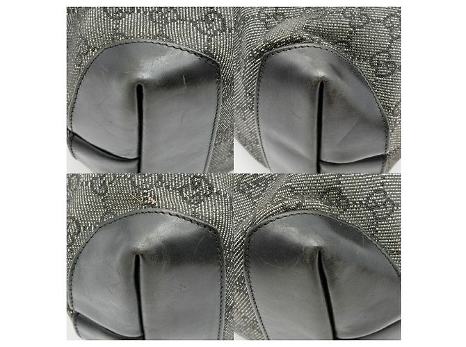 Borsa Tote Gucci in tela GG nera Nero - vista 13