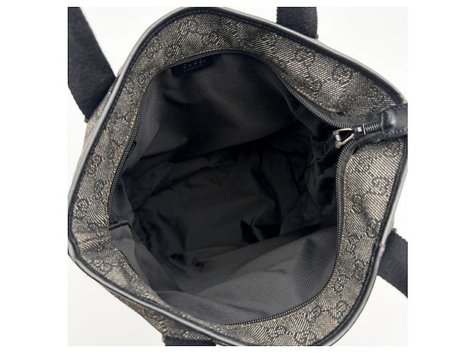Borsa Tote Gucci in tela GG nera Nero - vista 17