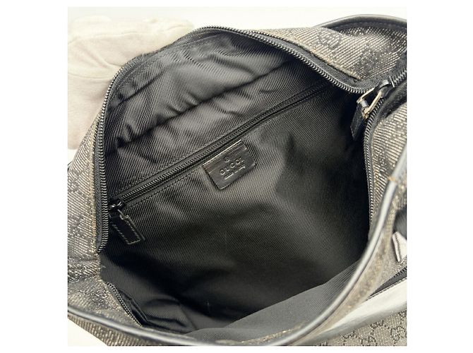 Borsa Tote Gucci in tela GG nera Nero - vista 18