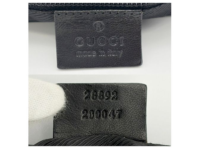 Borsa Tote Gucci in tela GG nera Nero - vista 20