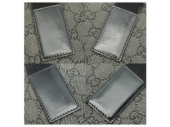 Borsa Tote Gucci in tela GG nera Nero - vista 8