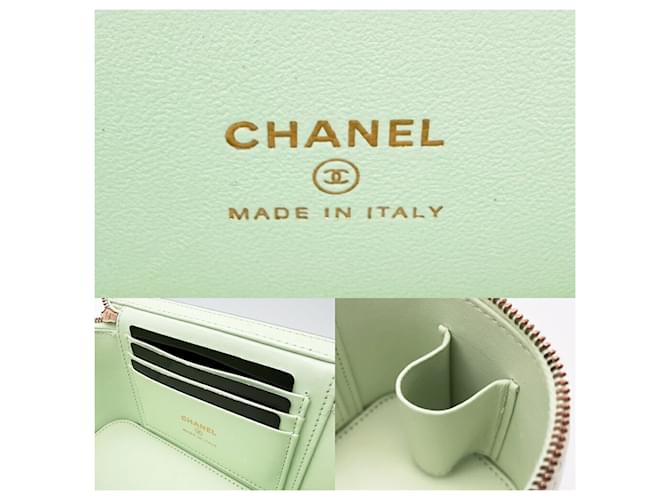 Borsa Vanity Chanel Matelassé Verde chiaro - vista 20