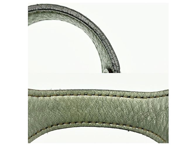 Borsa a tracolla in pelle Loewe Fiesta Verde oliva - vista 10
