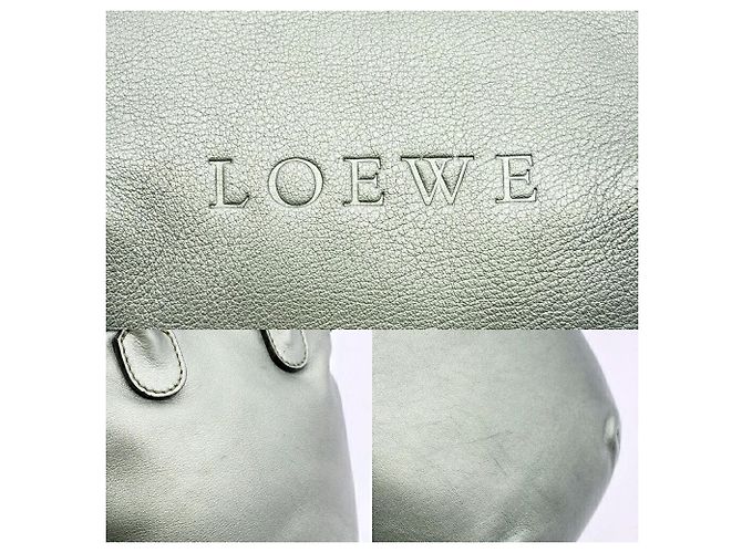 Borsa a tracolla in pelle Loewe Fiesta Verde oliva - vista 11
