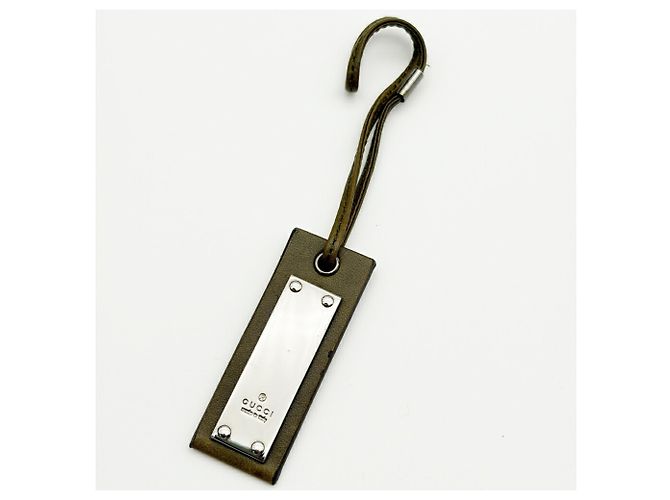 Borsa a mano Gucci in pelle Verde e Khaki Cachi Verde oliva - vista 19