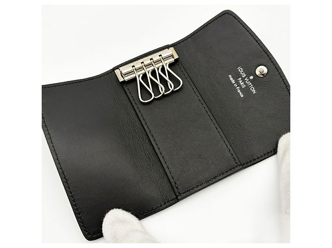 Louis Vuitton Mahina Multicles Porta chiavi 4 chiavi Nero - vista 8