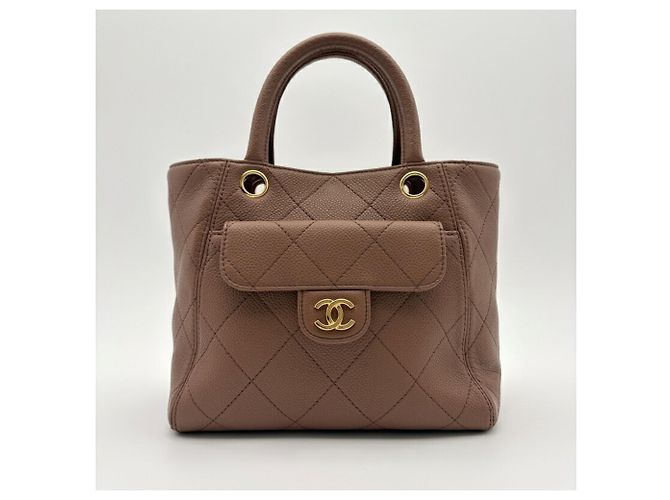 Borsa a tracolla con catena da donna Chanel Marrone - vista 3