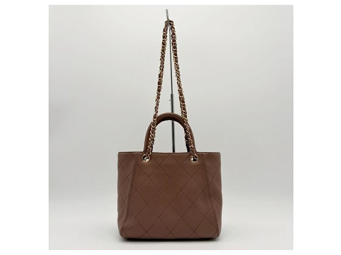 Borsa a tracolla con catena da donna Chanel Marrone - vista 7