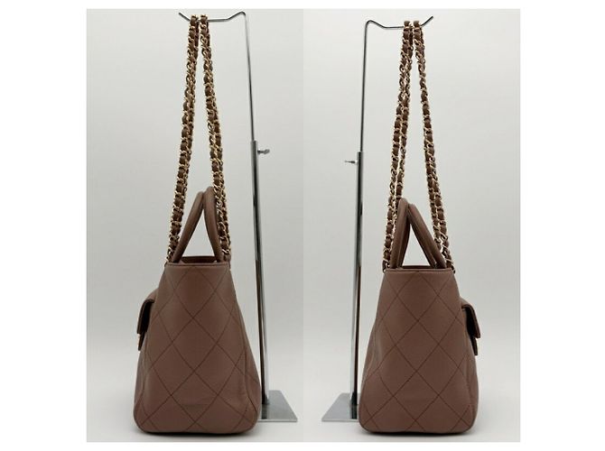 Borsa a tracolla con catena da donna Chanel Marrone - vista 9