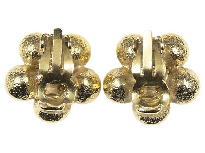 Orecchini Chanel Coco Mark Flower D'oro - vista 4