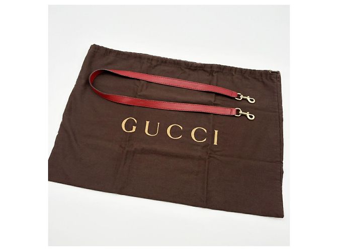 Borsa a tracolla Gucci Diamante Sukey Rosso Beige - vista 20