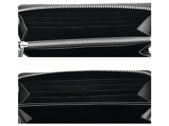 Cartera Zippy Louis Vuitton Mahina Negro - vista 11