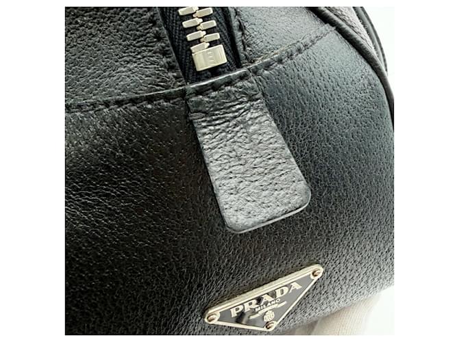 Prada Mini Boston Bag Braun Schwarz - Ansicht 15