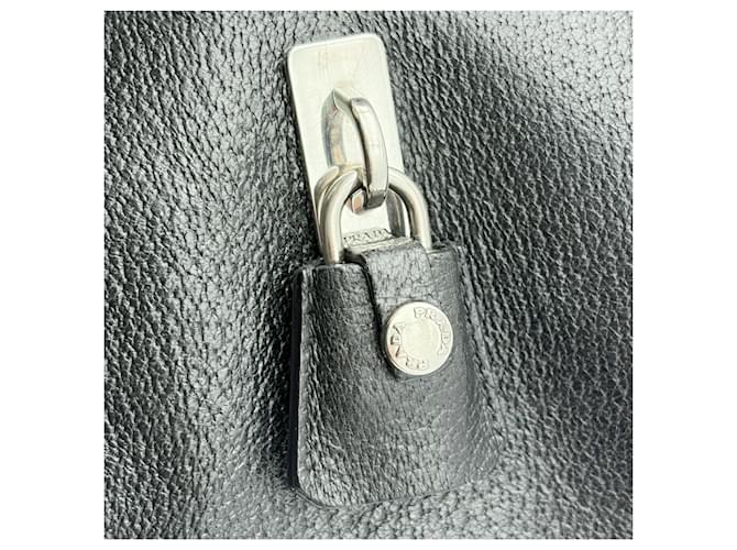 Prada Mini Boston Bag Braun Schwarz - Ansicht 18