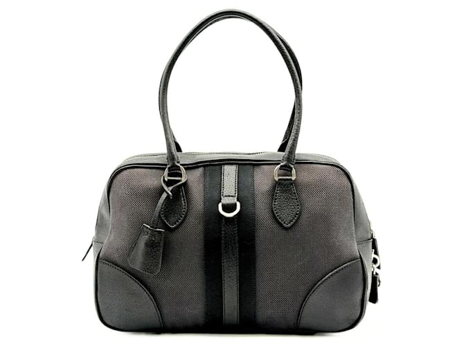 Prada Mini Boston Bag Braun Schwarz - Ansicht 2