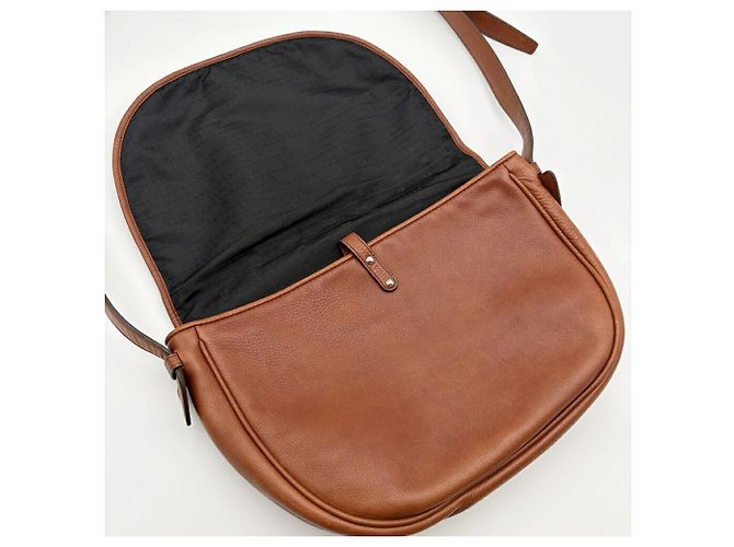 Borsa a tracolla Loewe in pelle marrone - vista 15