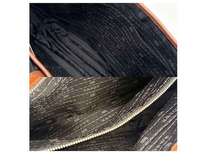 Borsa a tracolla Loewe in pelle marrone - vista 18