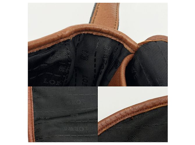 Borsa a tracolla Loewe in pelle marrone - vista 19