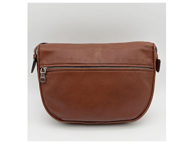 Borsa a tracolla Loewe in pelle marrone - vista 3