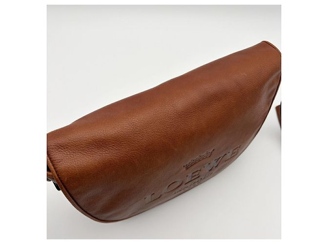 Borsa a tracolla Loewe in pelle marrone - vista 5