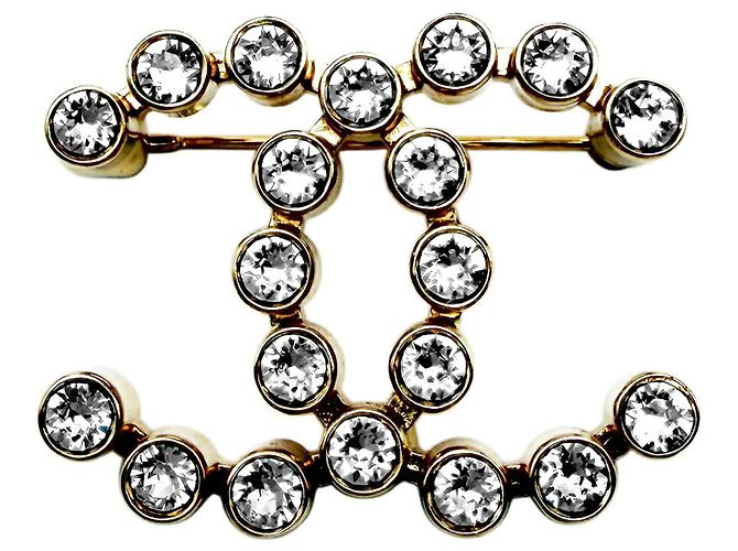 Spilla Chanel Coco Mark in oro champagne D'oro - vista 2