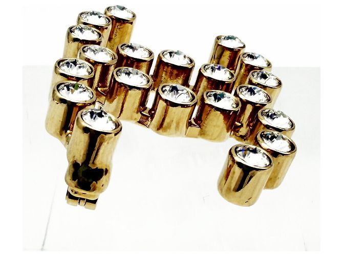 Spilla Chanel Coco Mark in oro champagne D'oro - vista 6